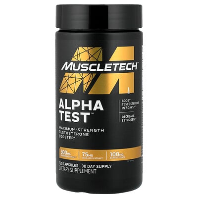Product Image for MuscleTech, AlphaTest , 120 Capsules