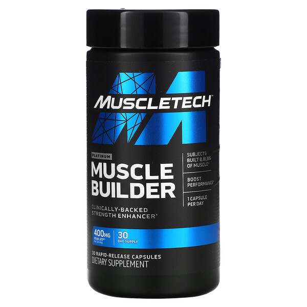 Platinum Muscle Builder, 30 Rapid-Release Capsules