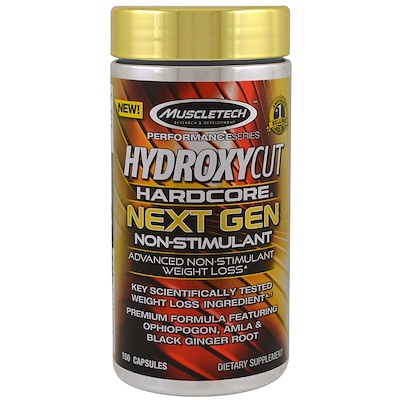 Hydroxycut Performance Series, Hardcore Next Gen, Non-Stimulant, 150 Capsules