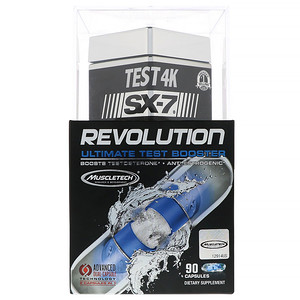 Отзывы о Мусклетек, Test 4K SX-7 Revolution Ultimate Test Booster, 90 Capsules