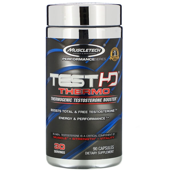 Muscletech, Test HD Thermo, 90 Capsules