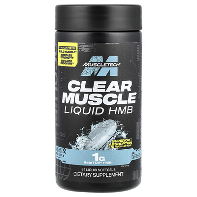 Product Image for MuscleTech, Clear Muscle , Liquid HMB, 84 Liquid Softgels