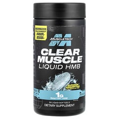 Clear Muscle®, рідкий HMB, 84 капсули з рідиною