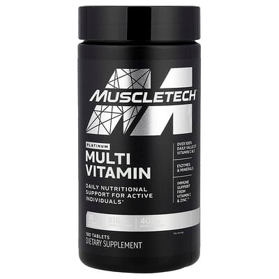 Product Image for MuscleTech, Platinum Multi Vitamin, 180 Tablets