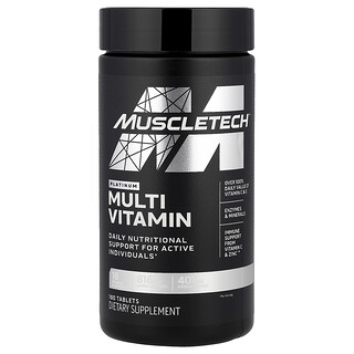 MuscleTech, Platinum Multi Vitamine, 180 Tabletten