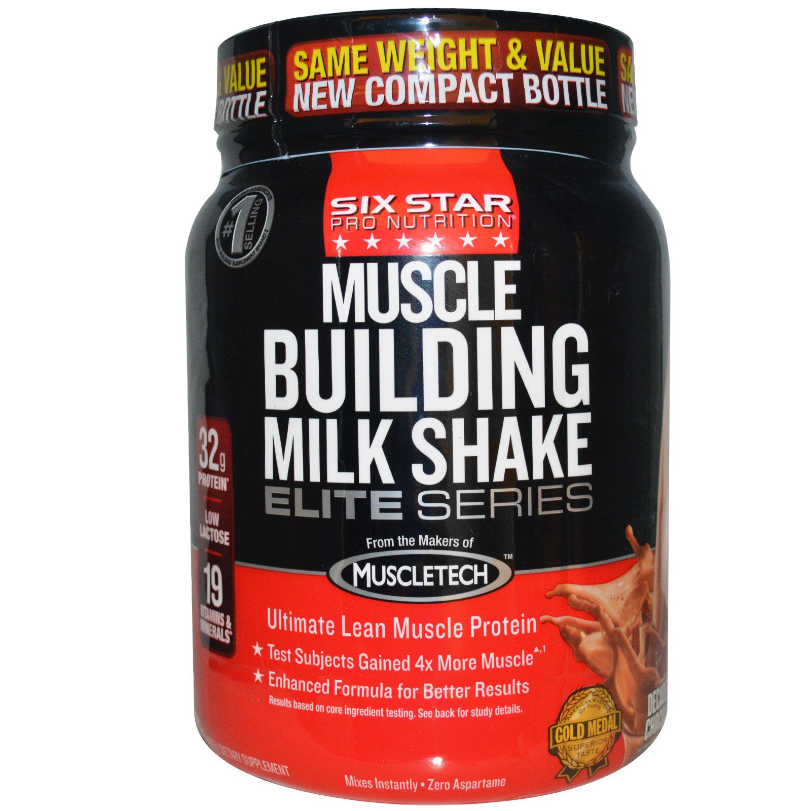 Muscletech Six Star Pro Nutrition Muscle Building Milk Shake