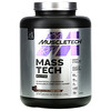 Muscletech(マッスル テック), Mass-Tech（マステック）、先進科学技術による筋肉増量用プロテインパウダー、ミルクチョコレート、3.18kg（7ポンド）