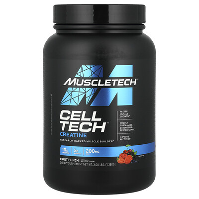Product Image for MuscleTech, Cell-Tech Creatine, Fruit Punch, 3 lbs (1.36 kg)