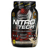 Мусклетек, Nitro Tech, сывороточный изолят + смесь для набора сухой мышечной массы, вкус печенья с кремом, 907 г (2 фунта)