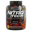 Muscletech, NitroTech, основной источник пептидов и изолятов сывороточного белка, молочный шоколад, 1.81 кг (4.00 фунта)