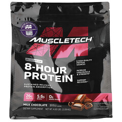 Platinum 8-Hour Protein, протеїн із 8-годинним вивільненням, смак молочного шоколаду, 2,09 кг (4,60 фунта)