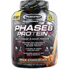 Muscletech, سلسلة الأداء، المرحلة 8، بروتين 8 ساعات متعددة المراحل، شوكولا الحليب، 4.60 رطل (2.09 كغ)