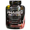 Muscletech, 퍼포먼스 시리즈, Phase8, 다단계 8시간 지속 단백질, 딸기맛, 4.60 lbs (2.09 kg)