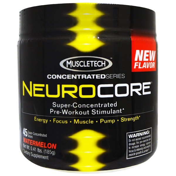 Muscletech, NeuroCore, SuperConcentrated PreWorkout