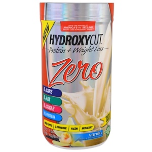 Muscletech, Hydroxycut Zero Protein + Weight Loss, Vanilla, 1.0 lbs (454 g)