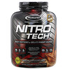Muscletech, NitroTech(ニトロテック)、ホエイペプチド&アイソレートプライマリーソース、モカカプチーノスワール、1.81kg(4ポンド)