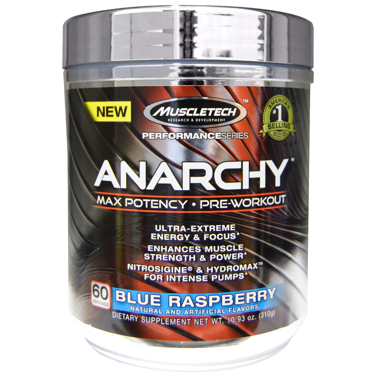 5 Day Muscletech anarchy pre workout with Comfort Workout Clothes