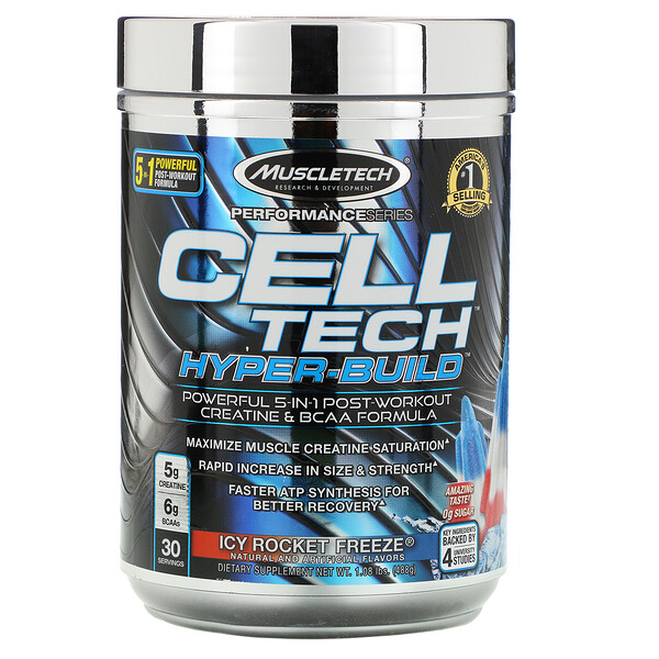Muscletech, Performance Series, CELL-TECH HYPER-BUILD, Icy Rocket ...