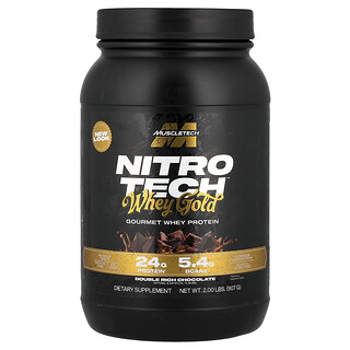 MuscleTech, Nitro-Tech™ Whey Gold, Whey Protein Gourmet, Chocolate Extraforte, 907 g (2 lb)