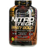 Muscletech Nitro Tech ニトロテック 100 ホエイゴールド ホエイタンパク質パウダー ダブルリッチチョコレート 3 63kg 8ポンド Iherb