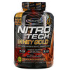 Muscletech, Nitro Tech, 100% Whey Gold, Whey Protein Powder, Double Rich Chocolate, 5.53 lbs (2.51 kg)