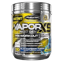 Vapor X5 Next Gen, Pre-Workout, Blue Raspberry Fusion, 9.40 oz (266 g) - изображение