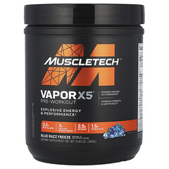 VaporX5®, Pre-Workout, Blue Razz Freeze, 9.4 oz (266 g)