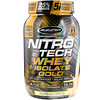 Muscletech, Nitro Tech, Whey Plus Isolate Gold, Vanilla Bean, 2 lbs (907 g)