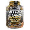 Muscletech, Nitro Tech、ホエイプラスアイソレートゴールド、ダブルリッチチョコレート、4ポンド (1.81 kg)