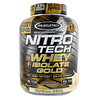 Muscletech, ニトロ・テック, ホエイ・プラス・アイソレート・ゴールド, バニラビーン, 4lb(1.81kg)