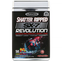 Shatter Ripped SX-7 Revolution Ultimate Pre-Workout/ Weight Loss, Rainbow Fruit Burst, 9.59 oz (272 g) - изображение