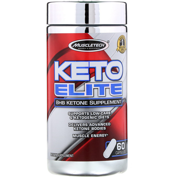 Muscletech Keto Elite Bhb Ketone Supplement 60 Capsules Iherb