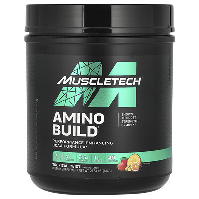 Product Image for MuscleTech, Amino Build, Tropical Twist, 21.64 oz (614 g)