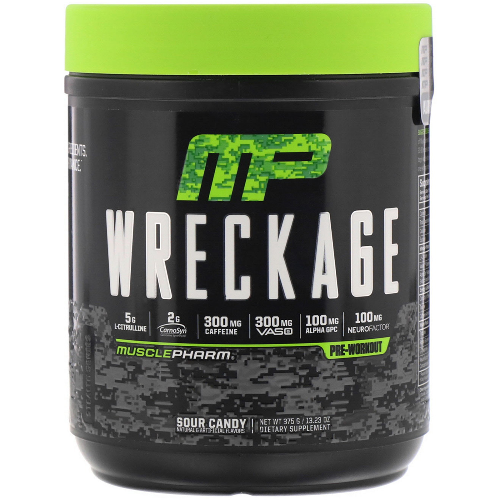 6 Day Musclepharm Pre Workout Wreckage with Comfort Workout Clothes