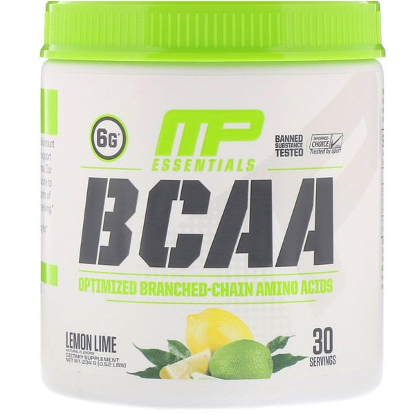 MusclePharm‏, BCAA Essentials, לימון ליים, 234 גרם (0.52 lbs)