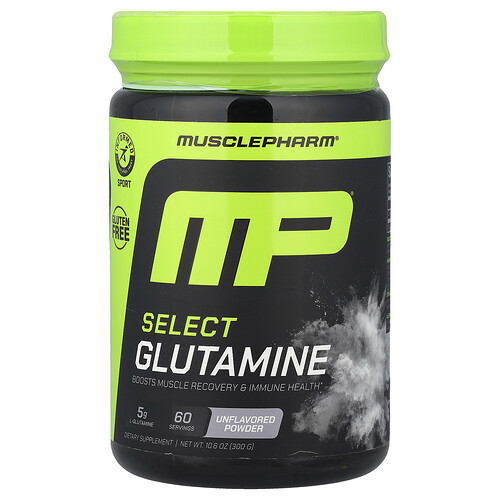Musclepharm Select, Glutamine Powder, Unflavored, 10.6 oz (300 g)