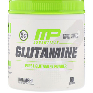 Отзывы о Мусклефарм, Essentials, Glutamine, Unflavored, 0.66 lb (300 g)