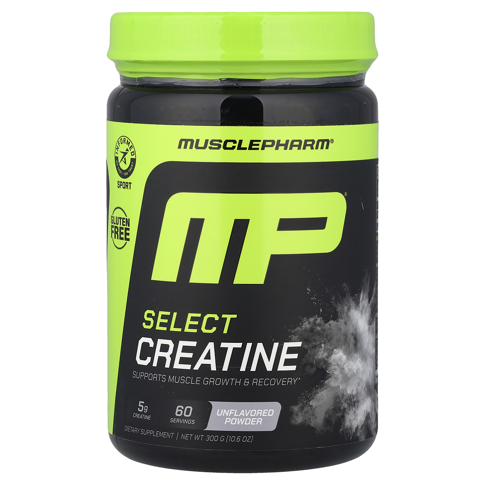 MusclePharm, Essentials, Creatine, Unflavored, 0.66 lbs (300 g), 5 g (1 scoop) - Picture 1 of 2
