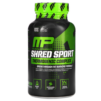 

MusclePharm Shred Sport, термогенный комплекс, 60 капсул