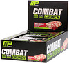 MusclePharm, Combat Crunch, שוקולד לבן-פטל, 12 חטיפים, 63 גר' (2.22 oz) ליחידה