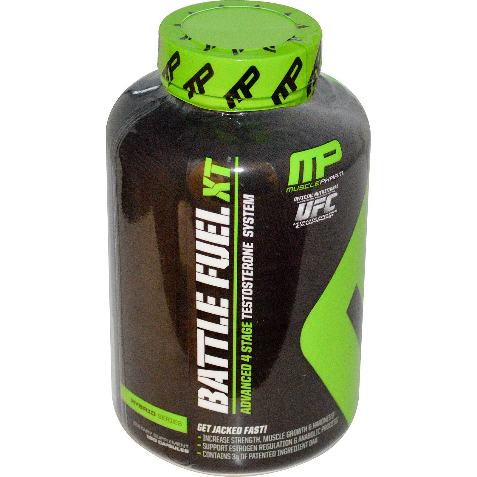 MusclePharm, Battle Fuel XT, Advanced 4 Stage Testosterone System, 160