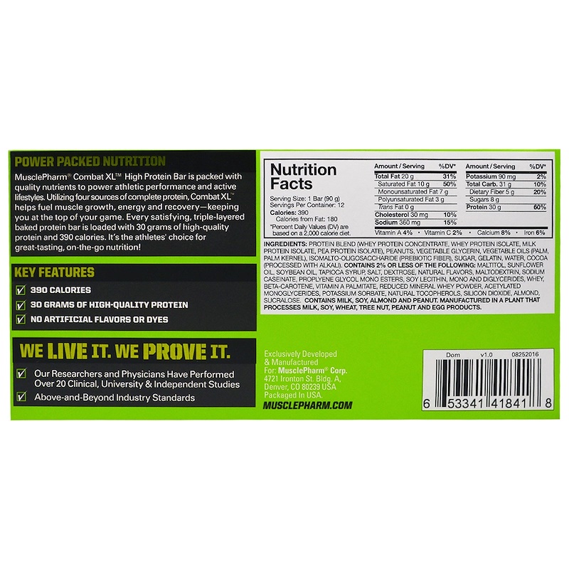 xl protein bar athletic