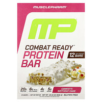 Combat Ready™（コンバットレディ）プロテインバー、コンフェティ