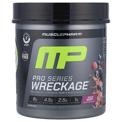 Pro Series Wreckage™, передтренувальний продукт, кислі ягоди, 440 г (15,5 унції)