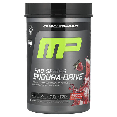 MusclePharm, Serie profesional, Endura-Drive™, Fresa y sandía, 720 g (1,6 lb)
