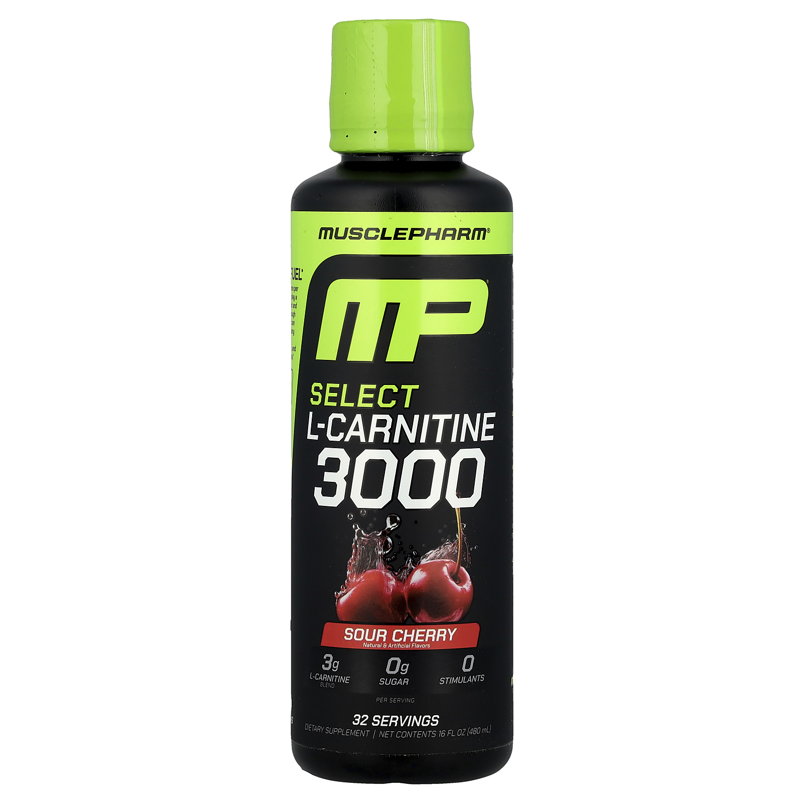 MusclePharm, Select L-Carnitine 3000, Sour Cherry