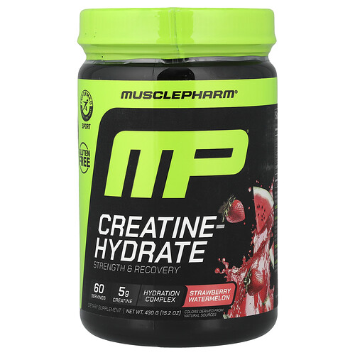 Musclepharm Creatine-Hydrate, Strawberry Watermelon, 15.2 oz (430 g)