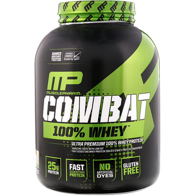 

MusclePharm Combat 100% Whey Protein Baunilha 5 lbs (2269 g)
