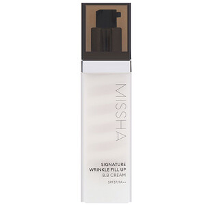 Отзывы о Миша, Signature Wrinkle Fill Up B.B. Cream, SPF 37 PA++, No. 21, 1.55 oz (44 g)