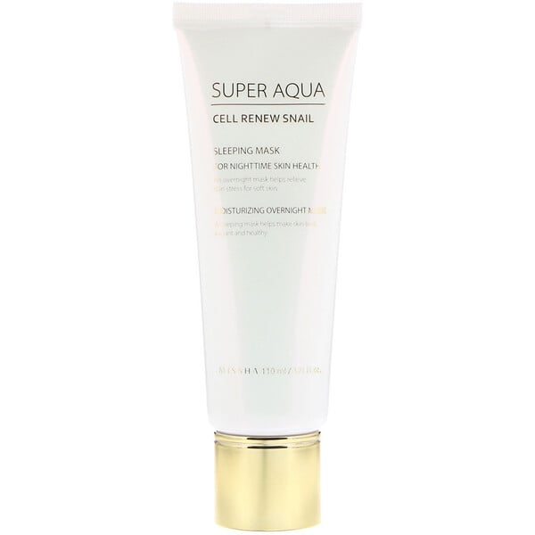 Super Aqua, Cell Renew Snail, Sleeping Beauty Mask, 3.7 fl oz (110 ml)